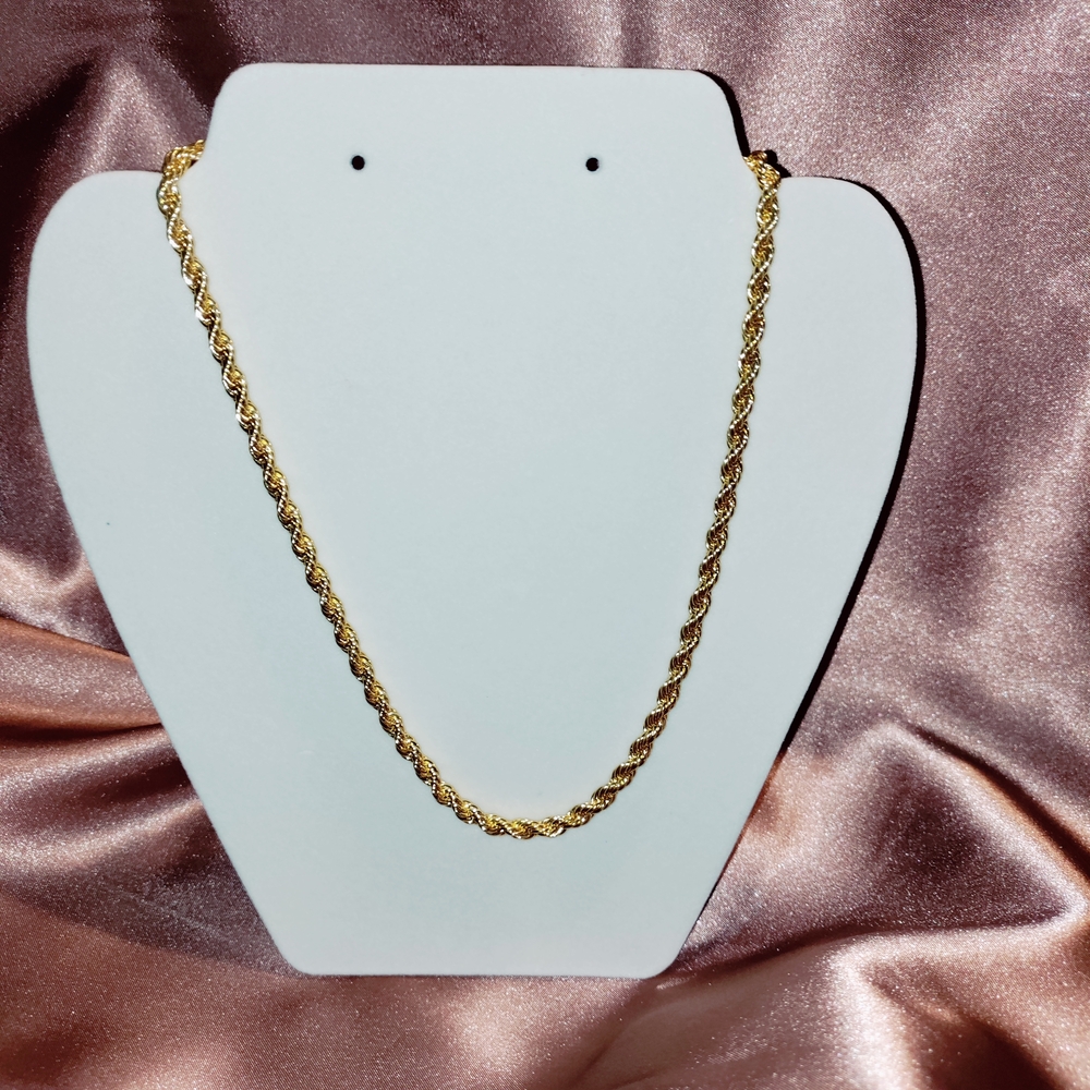 Classic Gold Twist Necklace